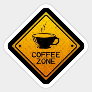 COFFEE ZONE Sticker